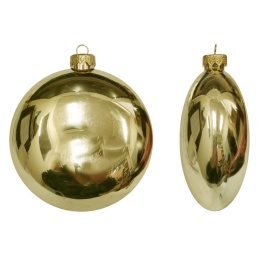 BOMBKA PŁASKA NIETŁUKĄCA BŁYSZCZĄCA 100 MM - 029