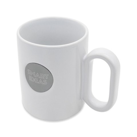 Kubek ceramiczny Pery 480 ml, biały