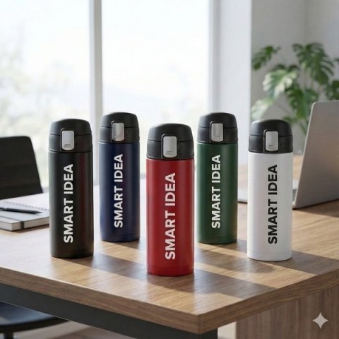 Kubek próżniowy Bergen 340 ml, czarny