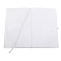 Notatnik 130x210/80k kratka Asturias, biały - druga jakość