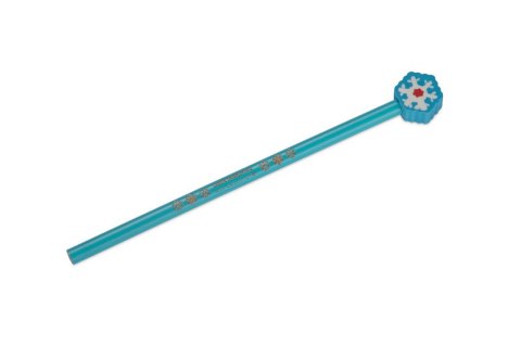 OŁÓWEK z gumką CHRISTMAS - Śnieżynka